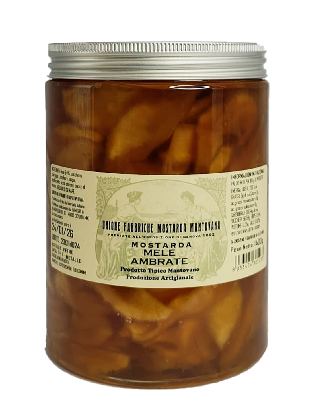 Mostarda Mele Ambrate 1400g