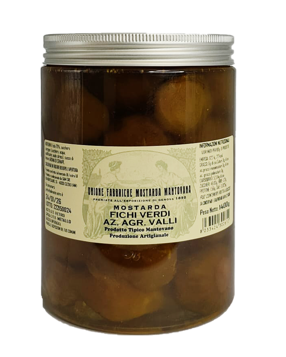 Mostarda di Fichi Verdi 1400g
