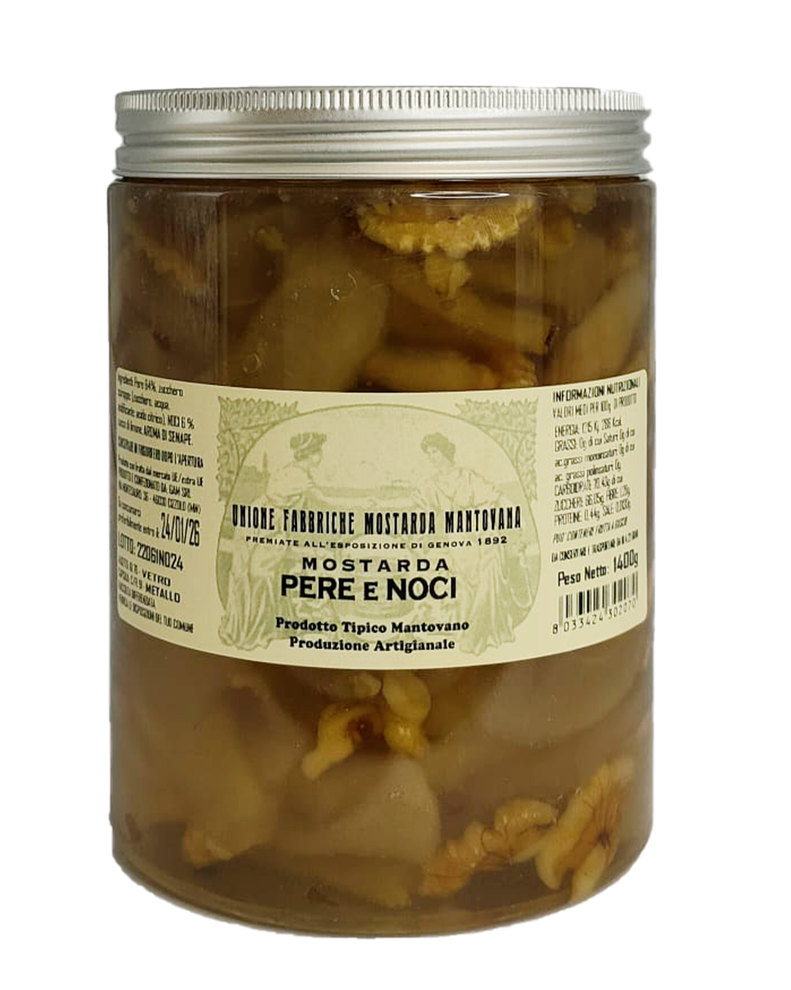 Mostarda di Pere e Noci 1400g