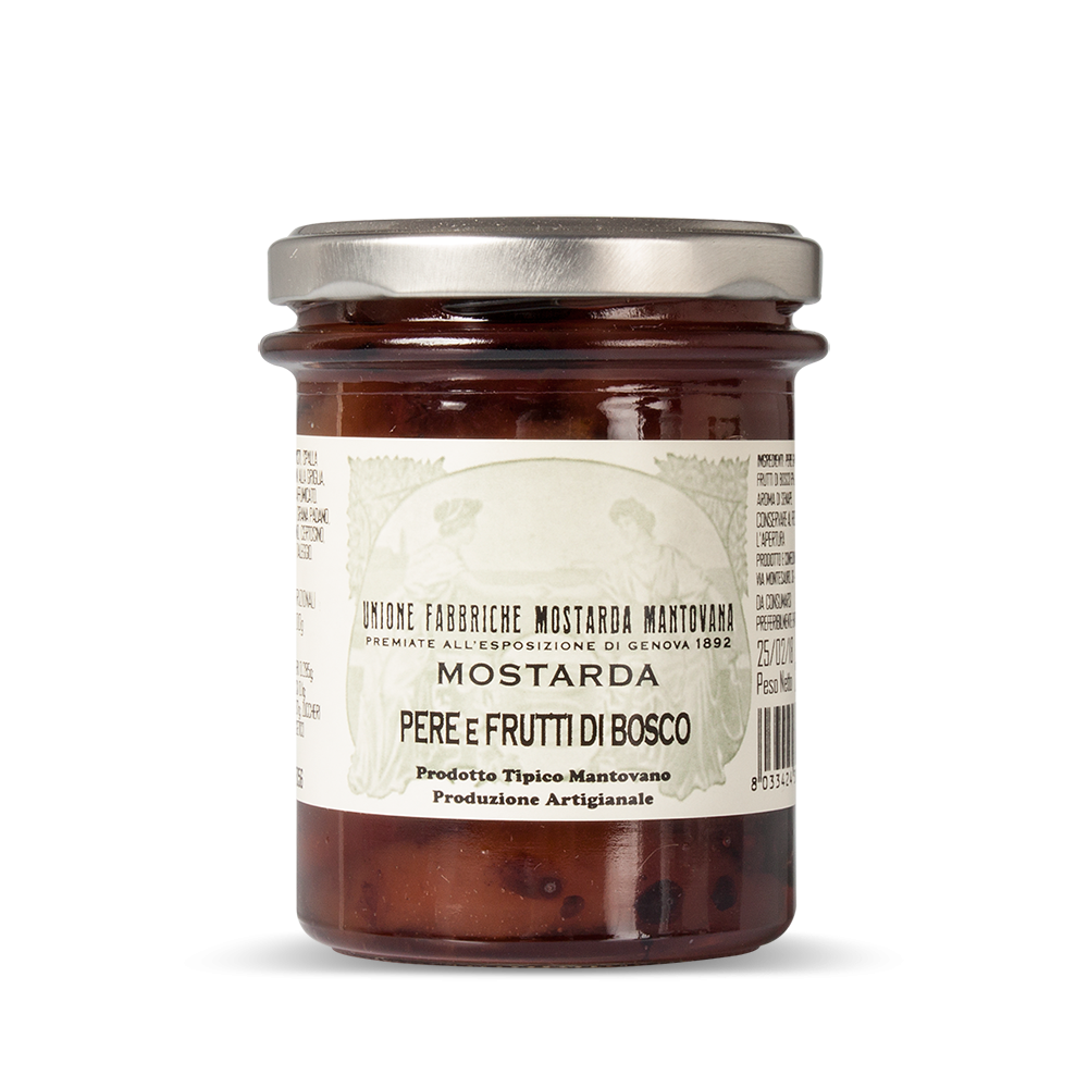 Mostarda di Pere e Frutti di Bosco 240g